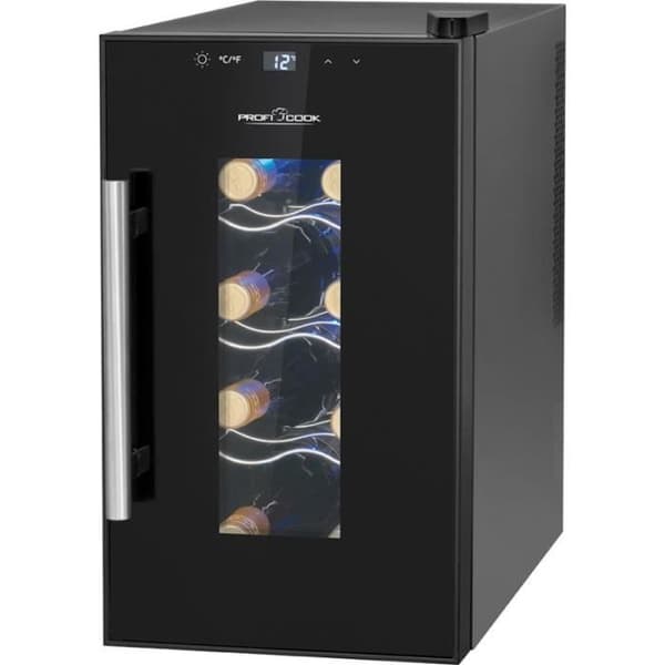 Vinkällare med glasdörr och pekskärm 23L Proficook PC-WK1232