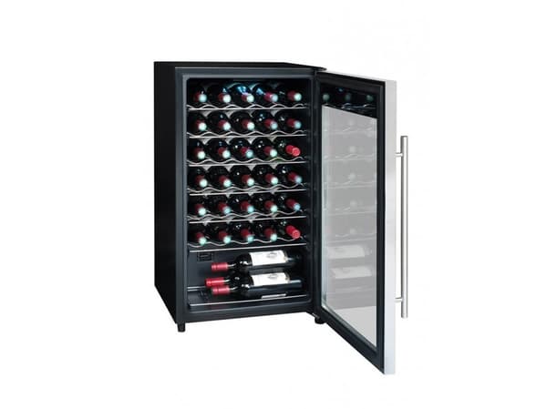 La Sommelière Service LS34A - Vinkjøler - bredde: 48 cm - dybde: 43 cm - høyde: 83.8 cm - Klasse G - rustfritt stål