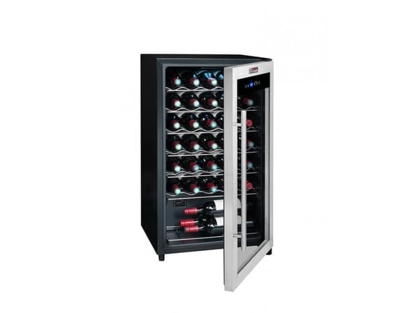 La Sommelière Service LS34A - Vinkjøler - bredde: 48 cm - dybde: 43 cm - høyde: 83.8 cm - Klasse G - rustfritt stål