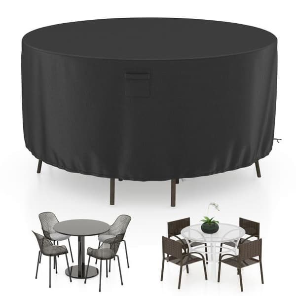 Terrasse møbelovertræk, 158x70 cm/181x70 cm/213x70 cm, Beige og Brun/Sort