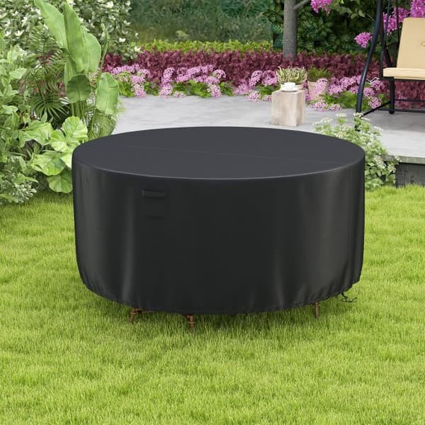 Terrasse møbelovertræk, 158x70 cm/181x70 cm/213x70 cm, Beige og Brun/Sort