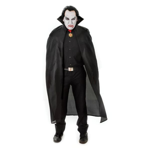 Bristol Novelty Unisex Dracula Cape til voksne Black One Size