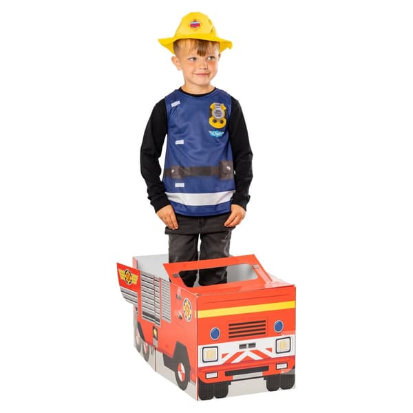 Fireman Sam Childrens/Kids Costume Accessory Set Multicoloured 5-6 Years