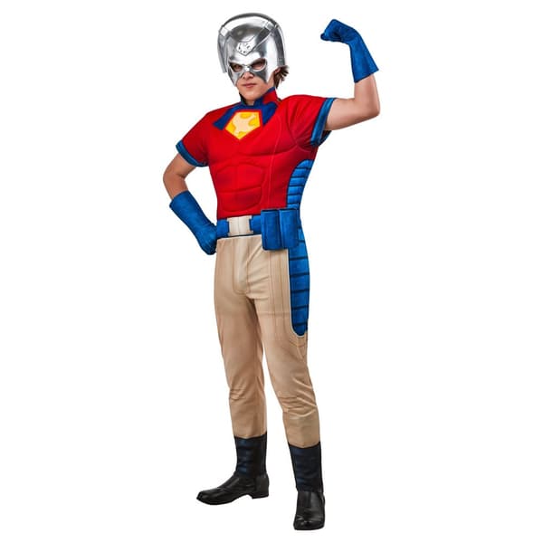 Peacemaker Mens Costume Red/Blue/Cream L