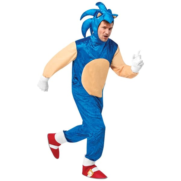 Sonic The Hedgehog Mens Deluxe Costume