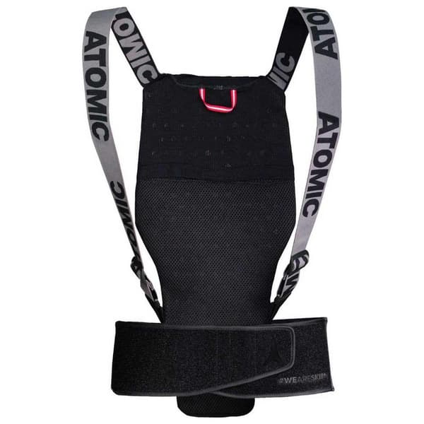 Atomic Rygbeskytter Live Shield Sort M
