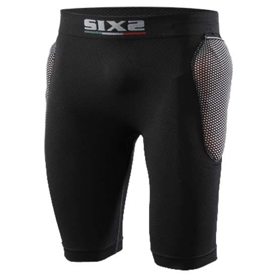 Sixs Korte Bukser Forberedt Til Ing Beskyttelser Snowboard Sort 2XL