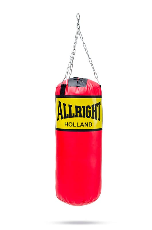 ALLRIGHT BOXING BAG 70x30cm PUNAINEN ketju