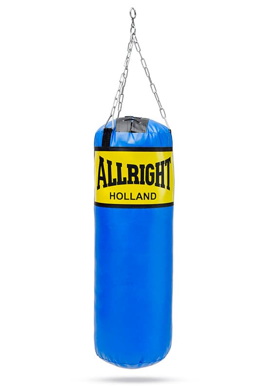 ALLRIGHT BOXING BAG 90x30cm SININEN ketju