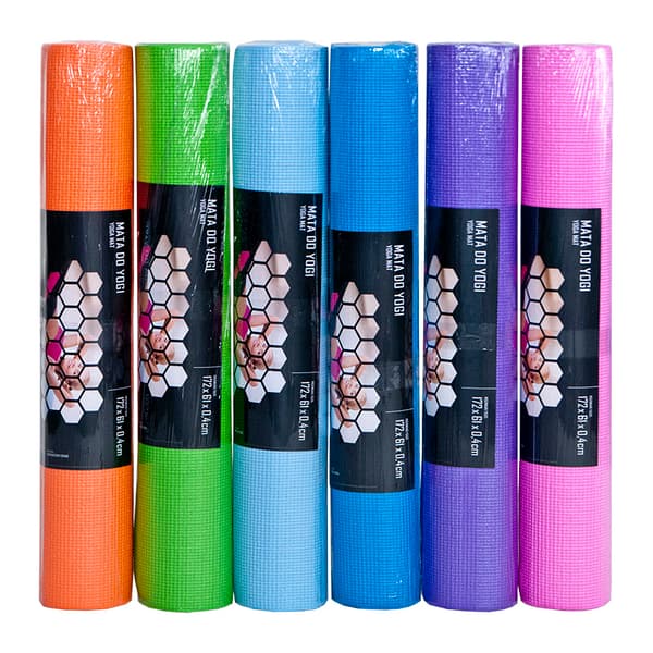 YOGA MAT ALLRIGHT PINK 172x61x0,4cm