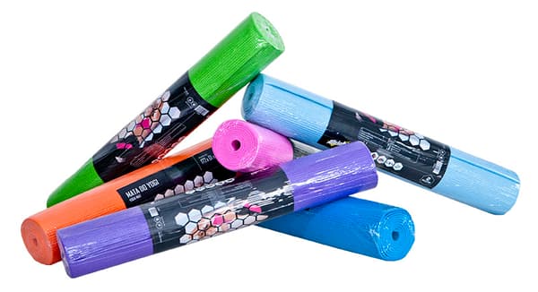 YOGA MAT ALLRIGHT PINK 172x61x0,4cm