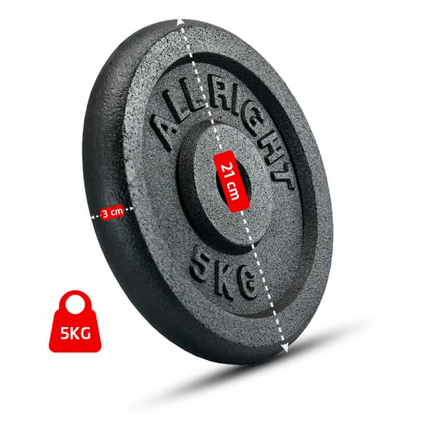 ALLRIGHT SORT VÆGT 5,00KG