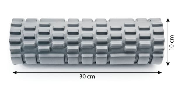 KORRUGERAD MASSAGERULL 30x10 cm ALLRIGHT färg: grå