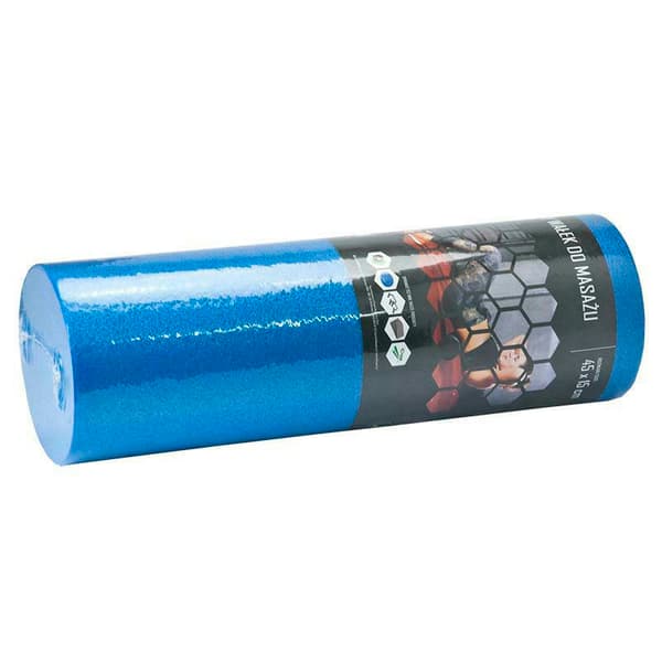 MASSAGE ROLLER 45x15cm SLÄTT ALLRÄTT färg: blå