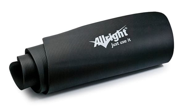 NBR ALLRIGHT MÅTTE 140x60x1cm SORT