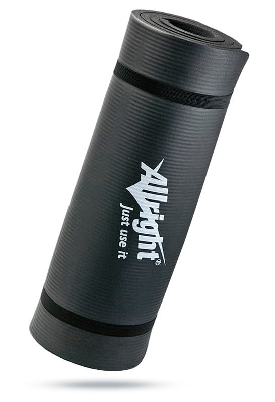 NBR ALLRIGHT MÅTTE 140x60x1cm SORT