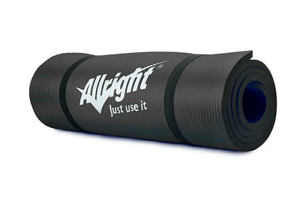 NBR ALLRIGHT MÅTTE 140x60x1cm SORT
