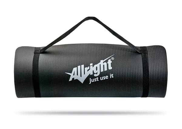 NBR ALLRIGHT MÅTTE 140x60x1cm SORT