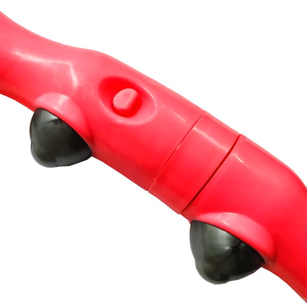 HULA HOOP MED MASSAGE OK RÖD