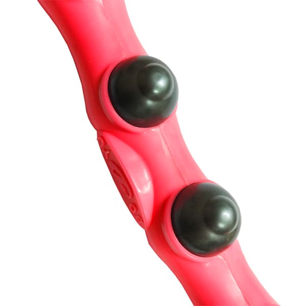 HULA HOOP MED MASSAGE OK RÖD