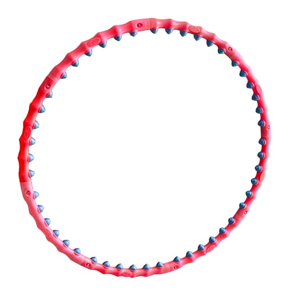 HULA HOOP MED MASSAGE OK RÖD