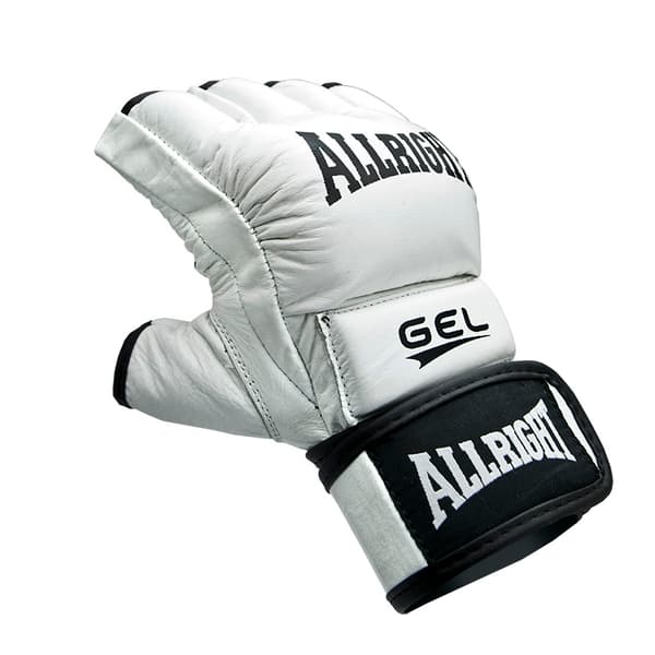 MMA HANDSKER PRO PU rS hvid ALLRIGHT 1539
