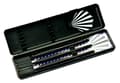 Miniatyrbillede 4 af 4: DART PVC HOVED DART SPIL 18g - 3 stk. WIZARD SOFTIP sort messing