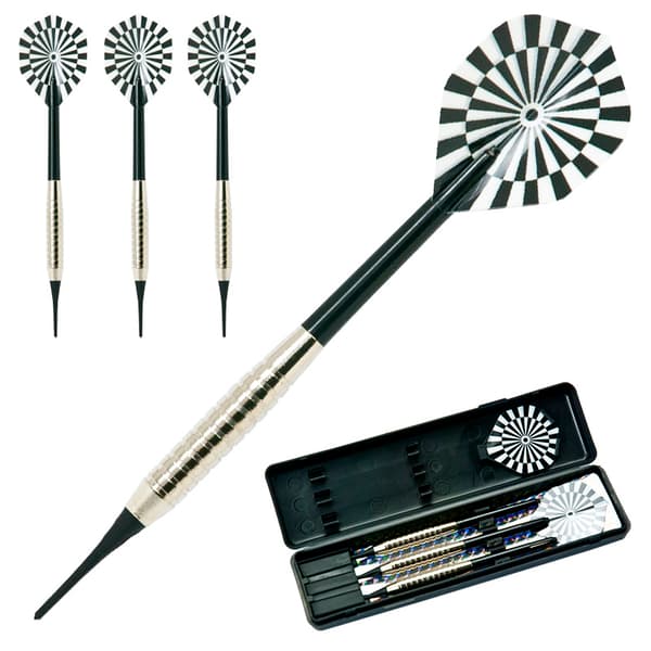DART PVC TIP DART SPIL 16g - 3 stk. SHARK SOFTIP forniklet