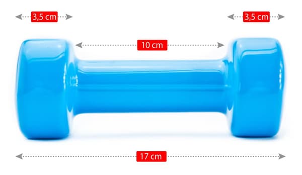 VINYYLI PAINOSETTI 2 x 2 KG väri: sininen