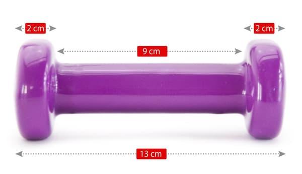 VINYL VIKTSET 2 x 0,5 KG färg: lila