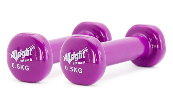 VINYL VIKTSET 2 x 0,5 KG färg: lila