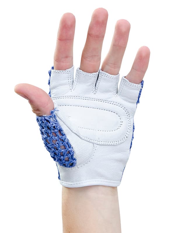SPORTHANDSKAR storlek XS blå ALLRIGHT mesh mod.067