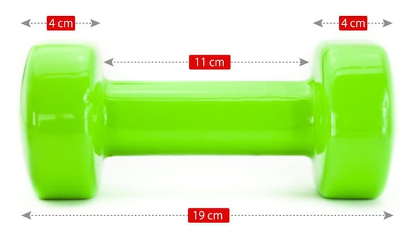 VINYYLI PAINOSETTI 2 x 3 KG väri: vihreä