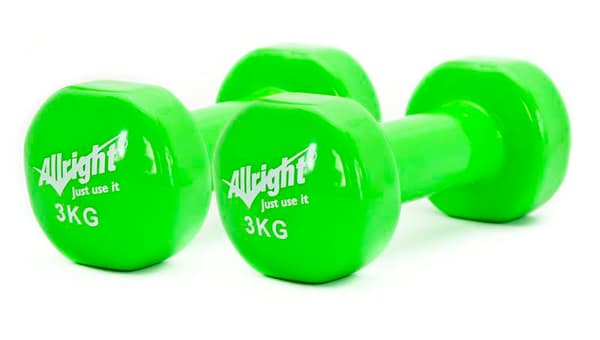 VINYYLI PAINOSETTI 2 x 3 KG väri: vihreä