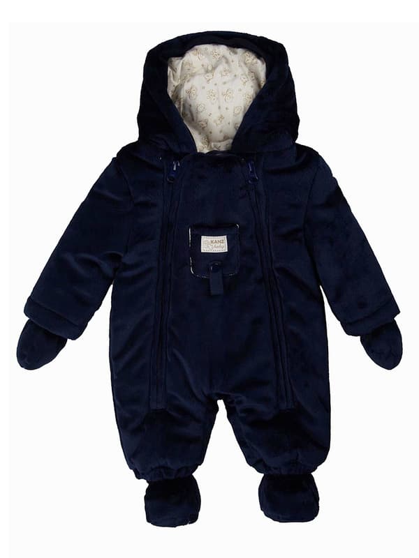 Babyoverall "nalle" marinblå Kanz