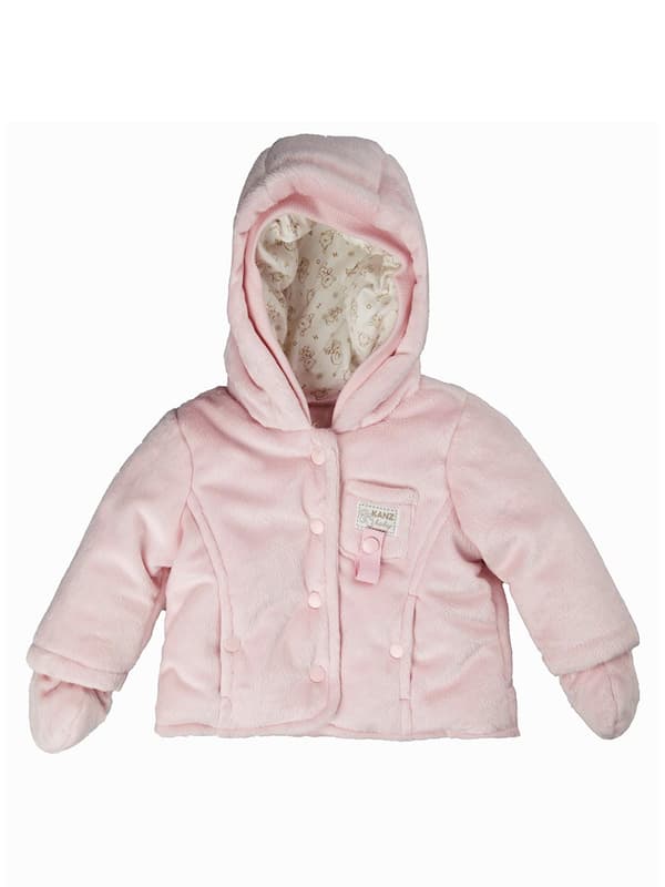 Baby vinterjacka med huva, rosa, Kanz