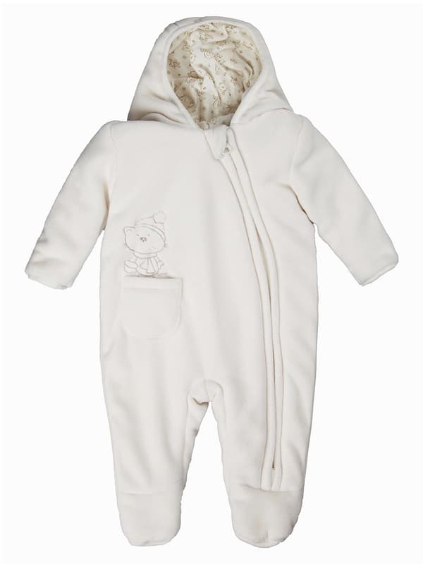 Kanz vit babyjumpsuit