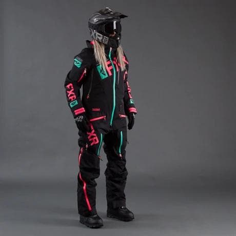 Onepiece FXR W´s Ranger Instinct Lite, Black/Coral/Mint