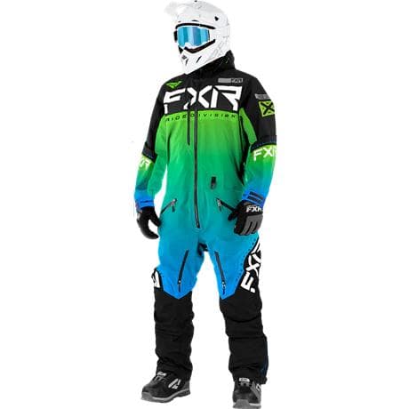 Onepiece FXR Helium Lite, Lime-Blue Fade/Black