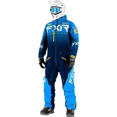 Onepiece FXR Helium Insulated, Navy-Blue Fade/Hi-Vis