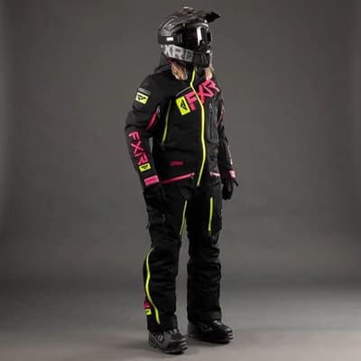 Onepiece FXR W´s Ranger Instinct Ins. Black/Fuchsia/Hi-Vis