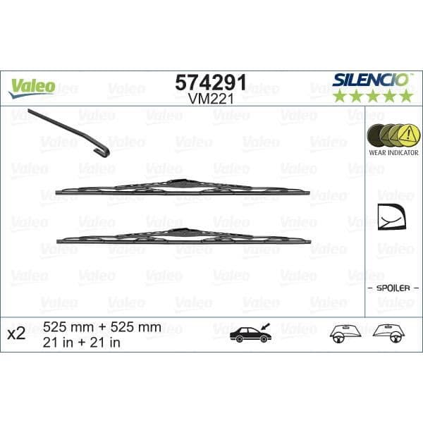 VALEO VM221 X2 Borstar 574291