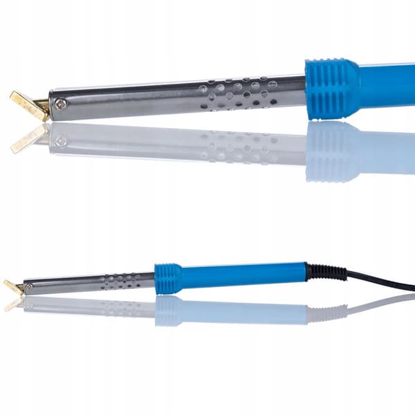Blue Lark 80W BL80W elektrisk loddekolbe i S-serien + plastikhæftemaskine i kuffert 200 hæfteklammer + 800 hæfteklammer + Prowelder-sæt mini
