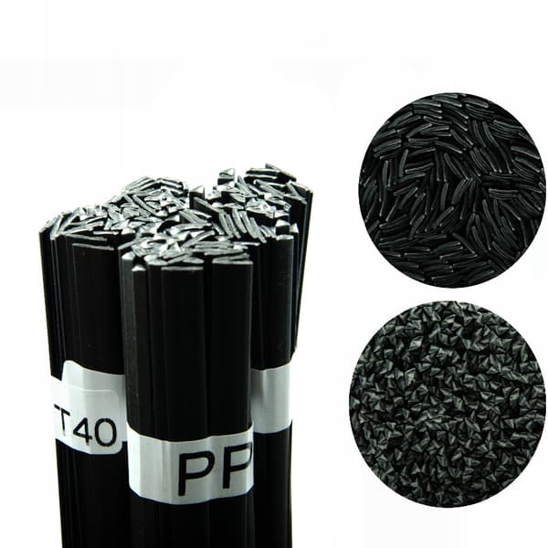 Rosfix-muovinen hitsaussuutin Y8x9 (ulostulo 8 mm, juotos jopa 9 mm) + juotos ABS PP EPDM PC+PBT PPT40