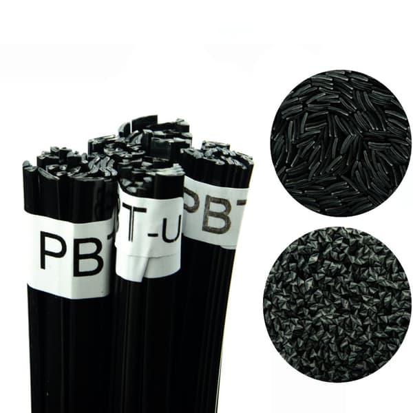 PBT-U plastsvejsetilsatsmetal sort 100g