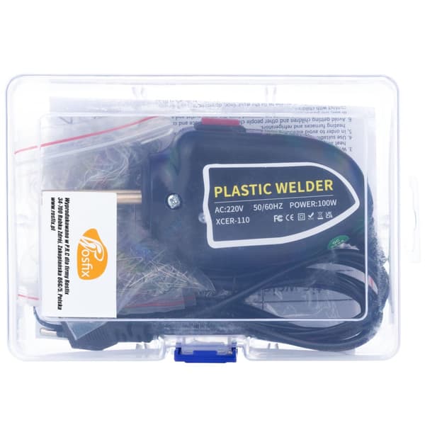 Rosfix Strong Cosmico RSC100W plastikhæftemaskine i 100W organizer + 400 hæfteklammer