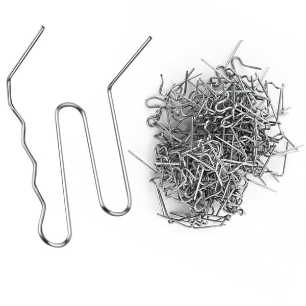 Rosfix hæfteklammer til plast runde og flade S 0,8 mm 100 stk.