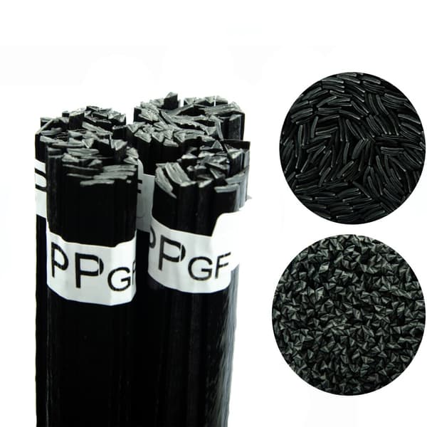 Plast svejsebind PP+GF Sort 100g