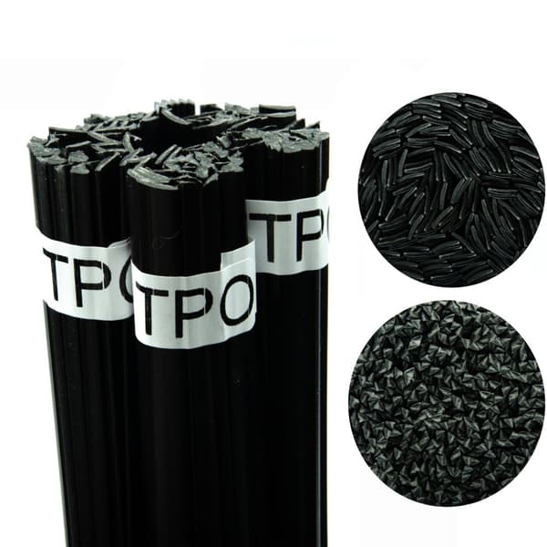 TPO Plast Svejsefyldstof Metal Sort 100g