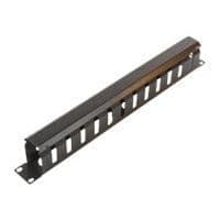 MicroConnect Cable Management - Kabelhanteringspanel - svart - 1U